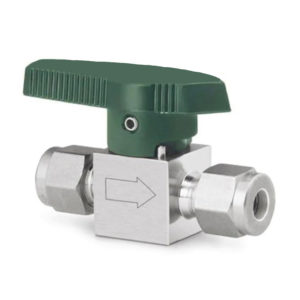A ball valve is a shut off valve that controls the flow of a liquid or gas