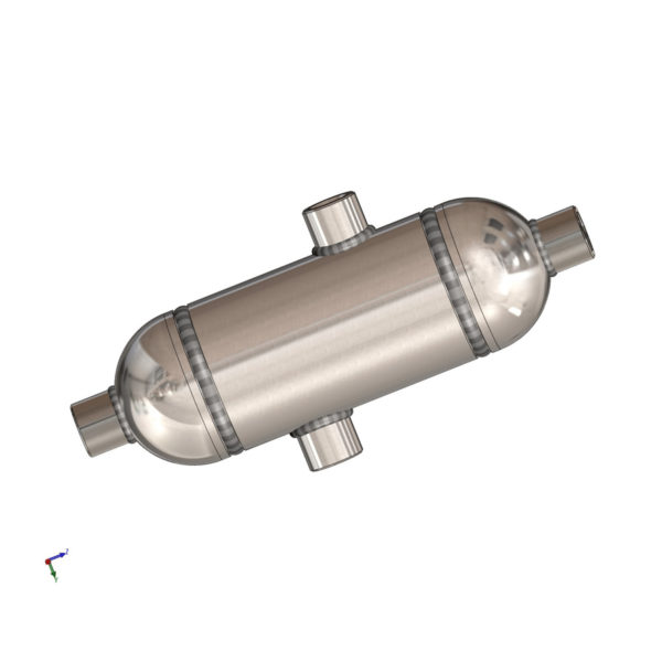 CONDENSATE POT used to condense the fluid upstream of the differential pressure transmitter