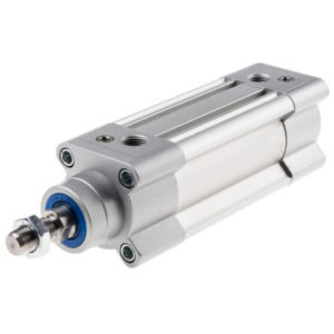 Pneumatic cylinders produce a force in a reciprocating linear motion