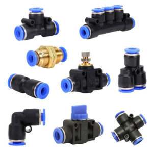 Push fit fittings are double ferrule type fittings that provide leak-proof, torque-free seals at the tubing connection