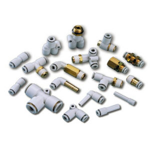 Push fit fittings are double ferrule type fittings that provide leak-proof, torque-free seals at the tubing connection