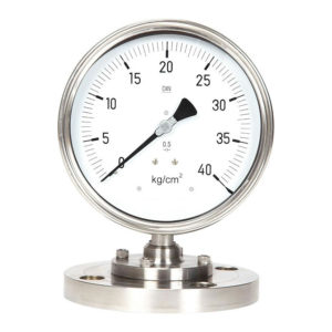 Chemical Sealed Pressure Gauge is an instrument for measuring the condition of a fluid